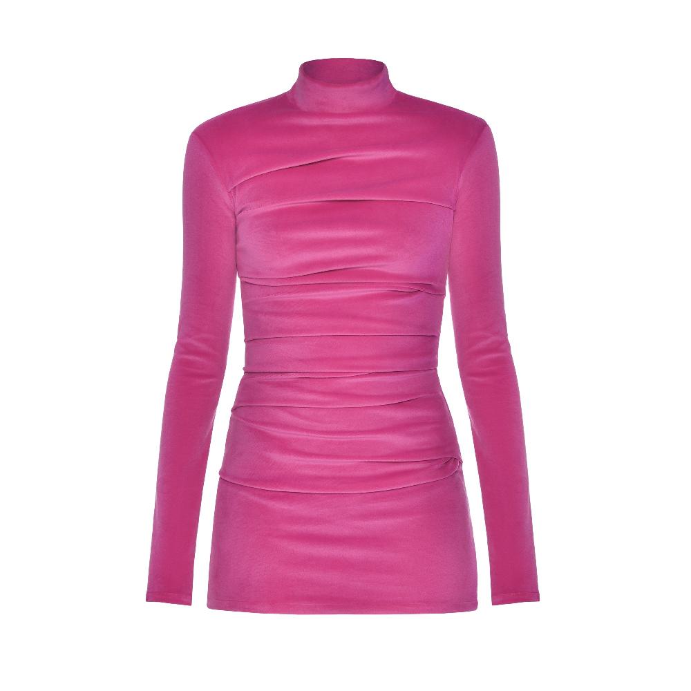 lado bokuchava FLAME MINI DRESS Dresses Hot Pink