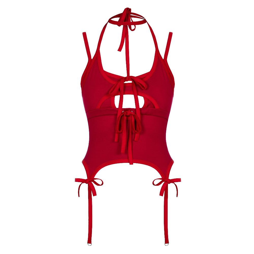 lado bokuchava GARTER TOP Top Red