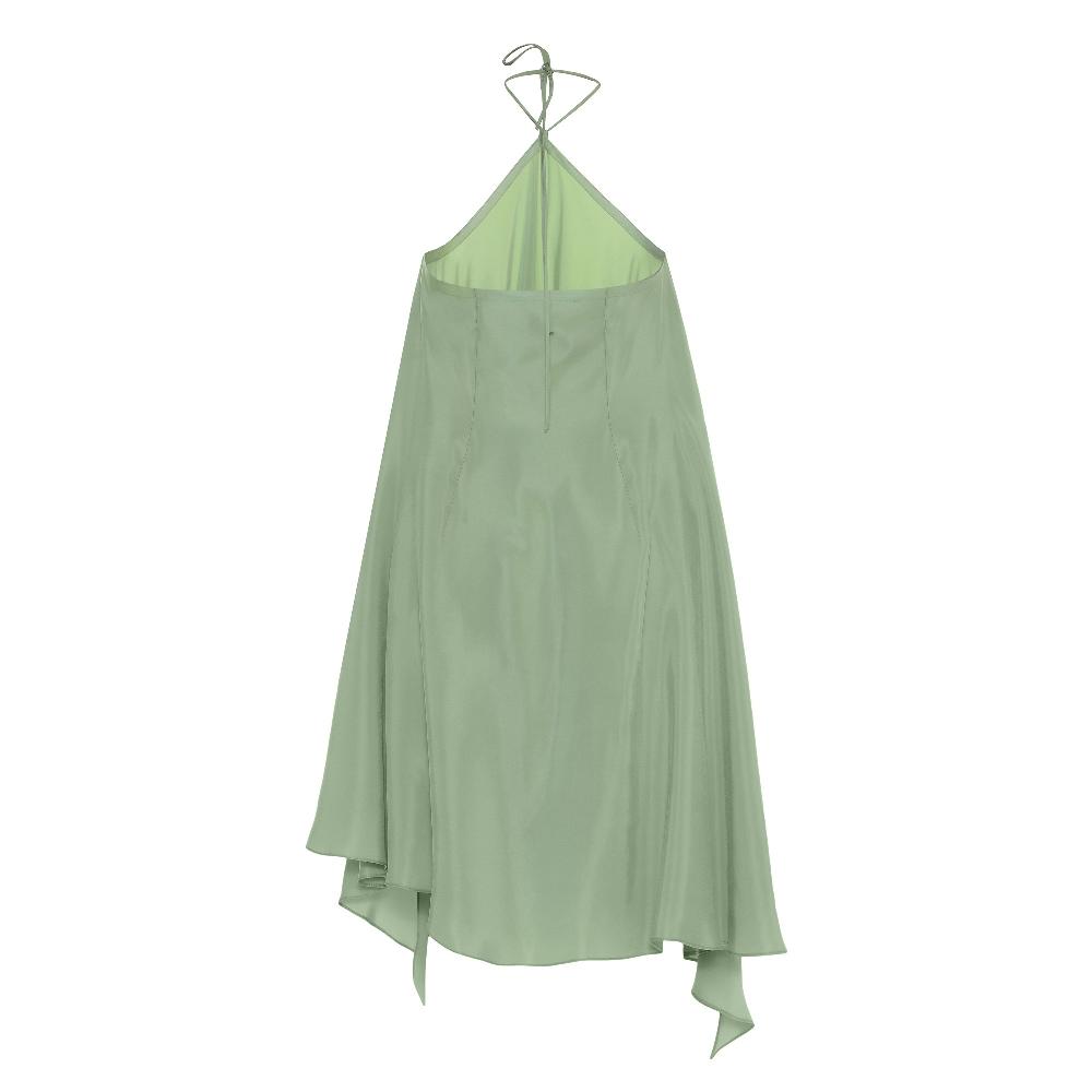 Lado Bokuchava HALTER NECK DRESS SAMPLE SALE Mint