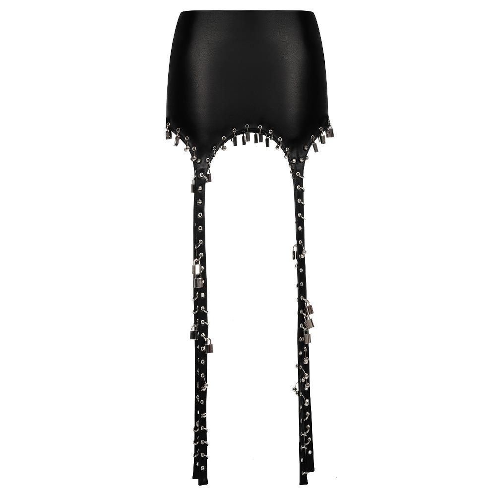 lado bokuchava HEAVY METAL SKIRT Skirt Black