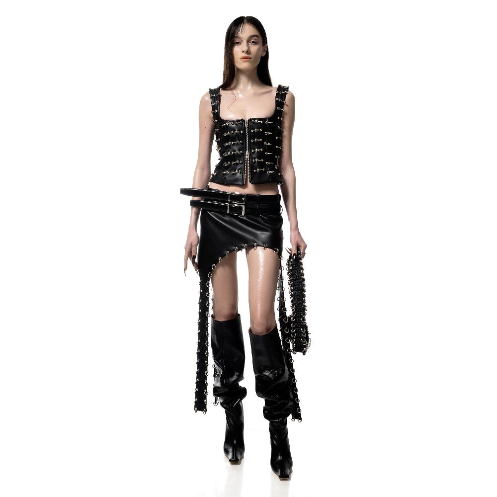 Lado Bokuchava HELLRAISER CORSET Top Black