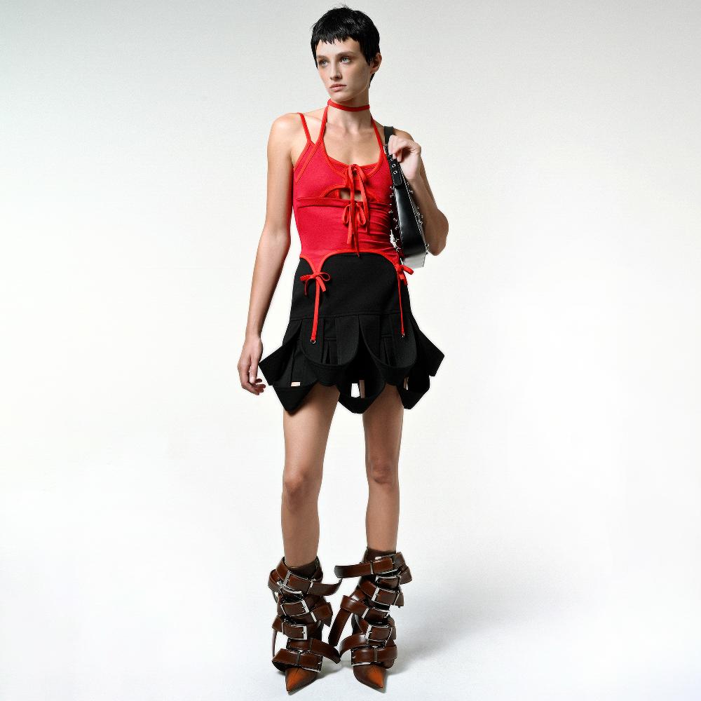 Lado Bokuchava HOOP SKIRT Skirt Black