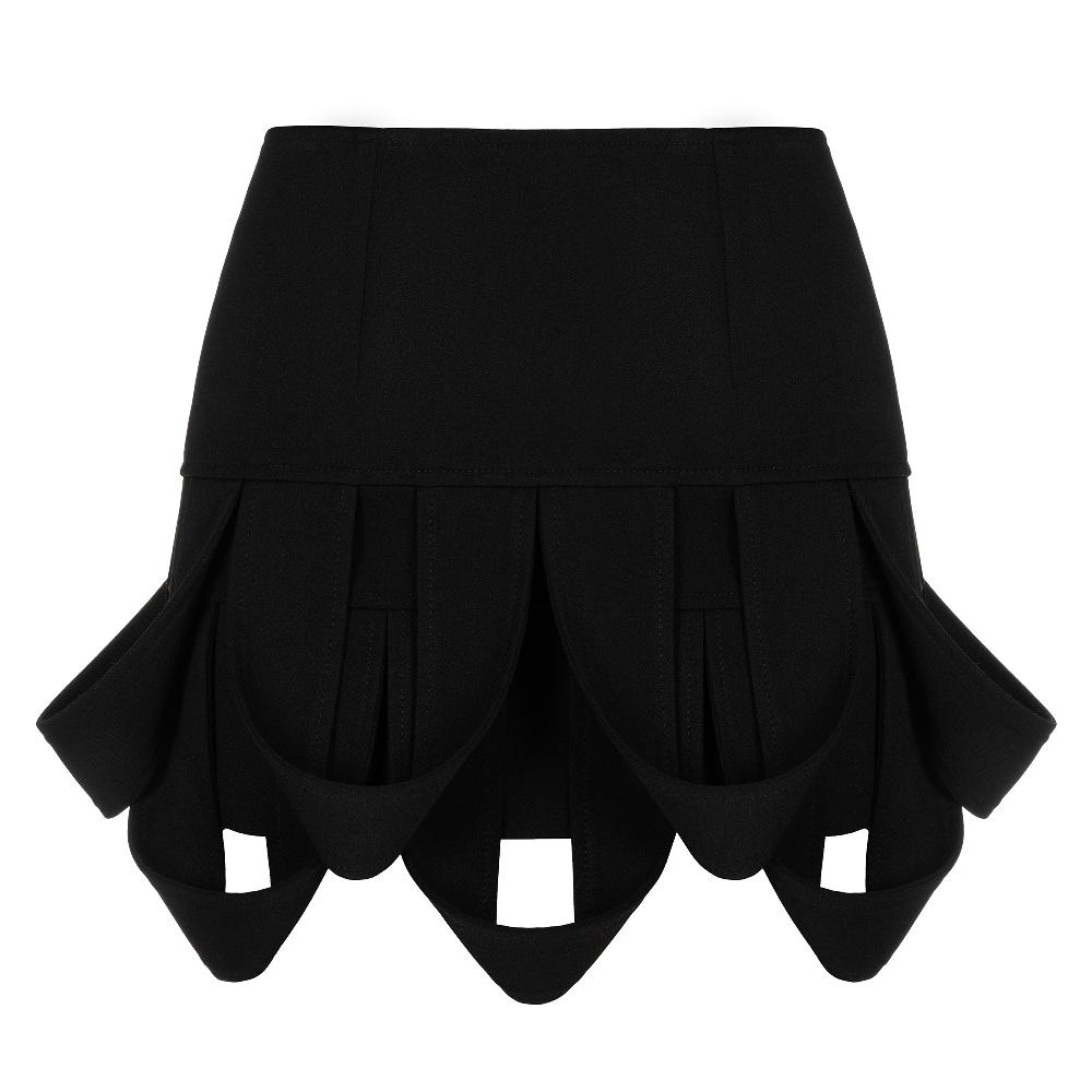 lado bokuchava HOOP SKIRT Skirt Black