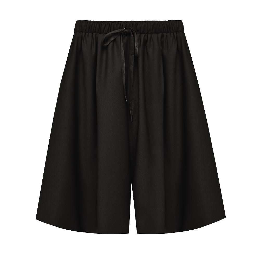 lado bokuchava KABUKI SHORTS Shorts Dark Brown