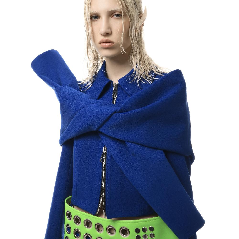 Lado Bokuchava KNOT JACKET SAMPLE SALE Blue