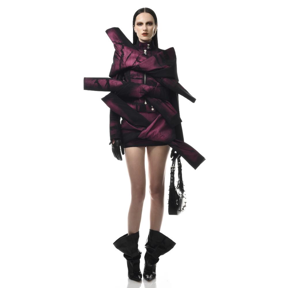 Lado Bokuchava KNOT SKIRT SAMPLE SALE Pink