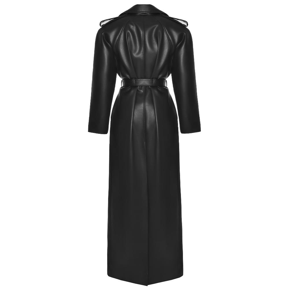 Lado Bokuchava LA NUIT TRENCH Coat Black