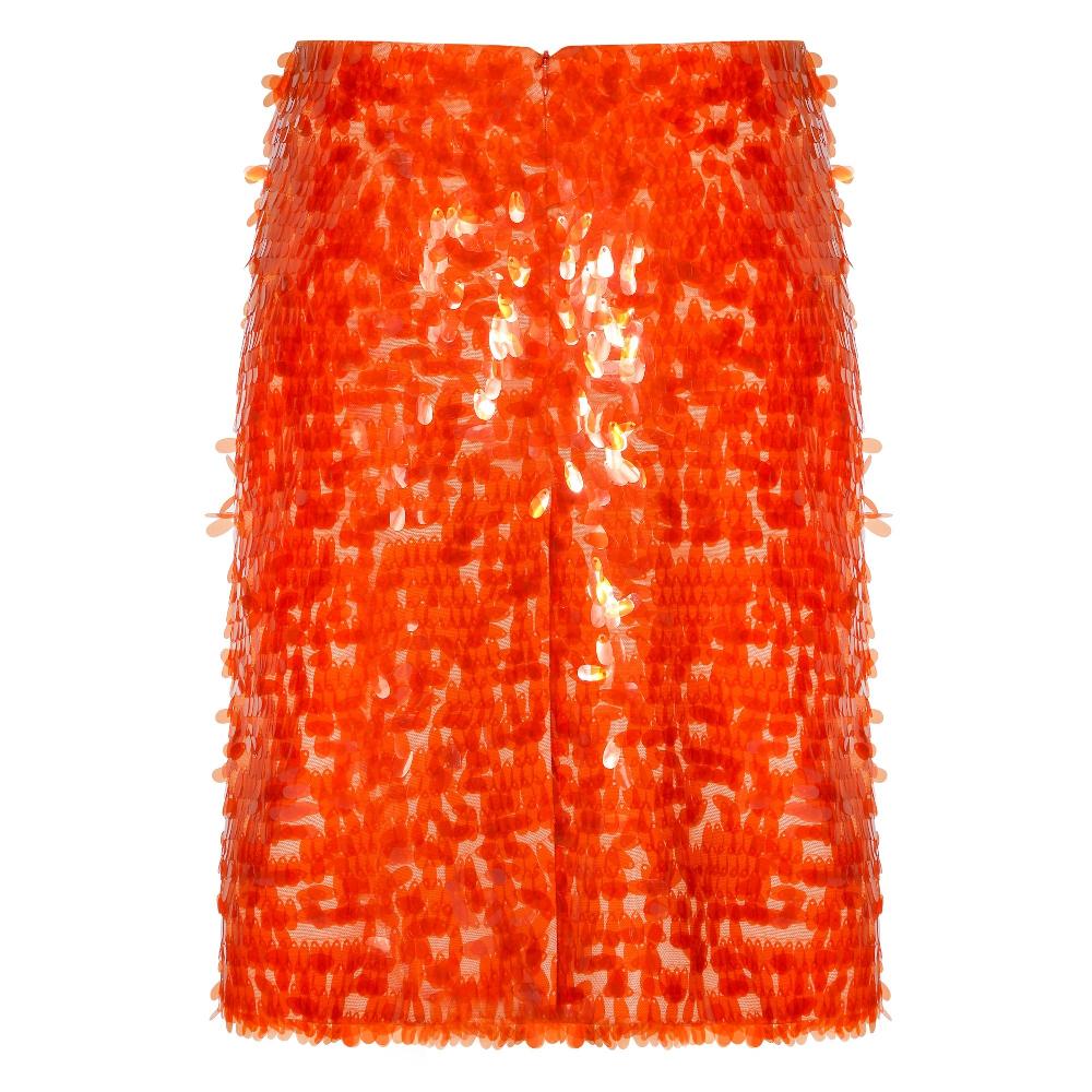 Lado Bokuchava LAVA SKIRT SAMPLE SALE Orange