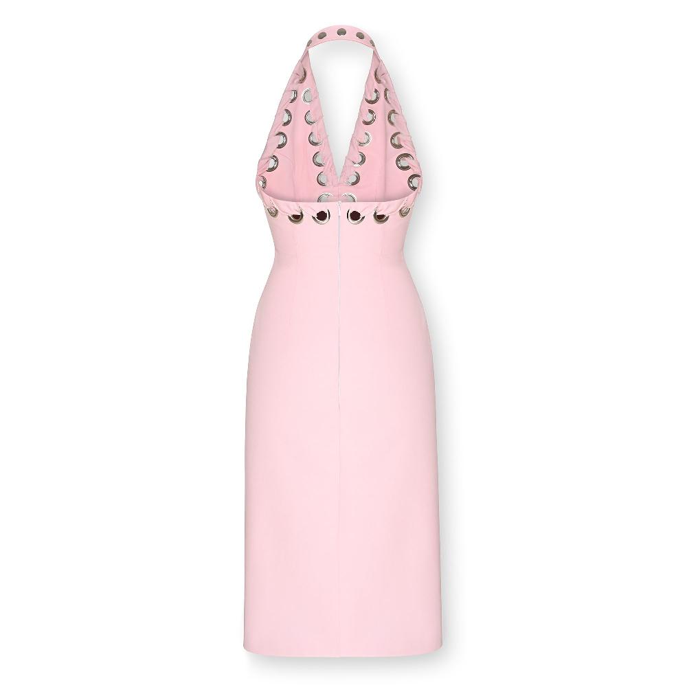 Lado Bokuchava LINEAR DRESS Dresses Pink