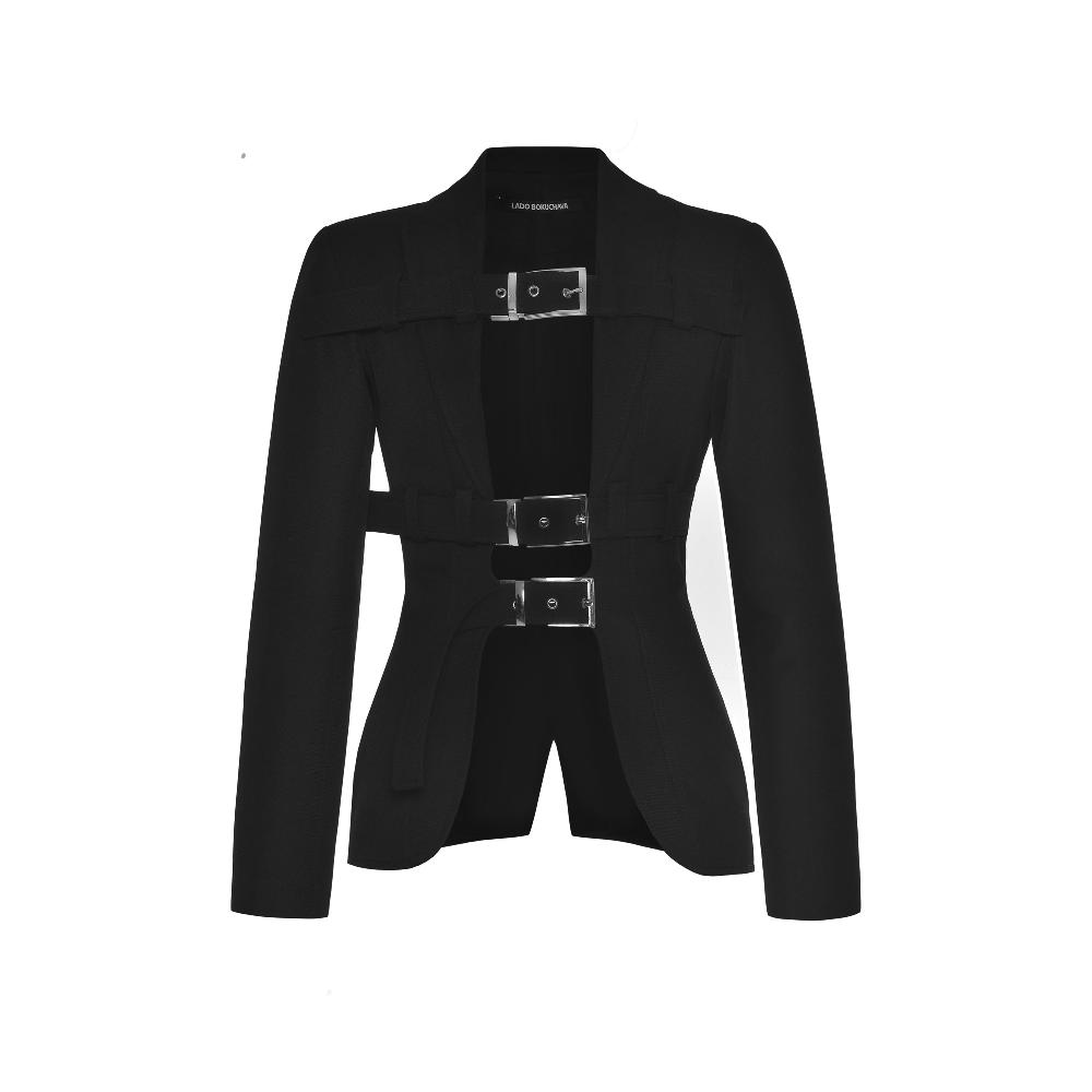 lado bokuchava LOCKED BLAZER Blazer Black