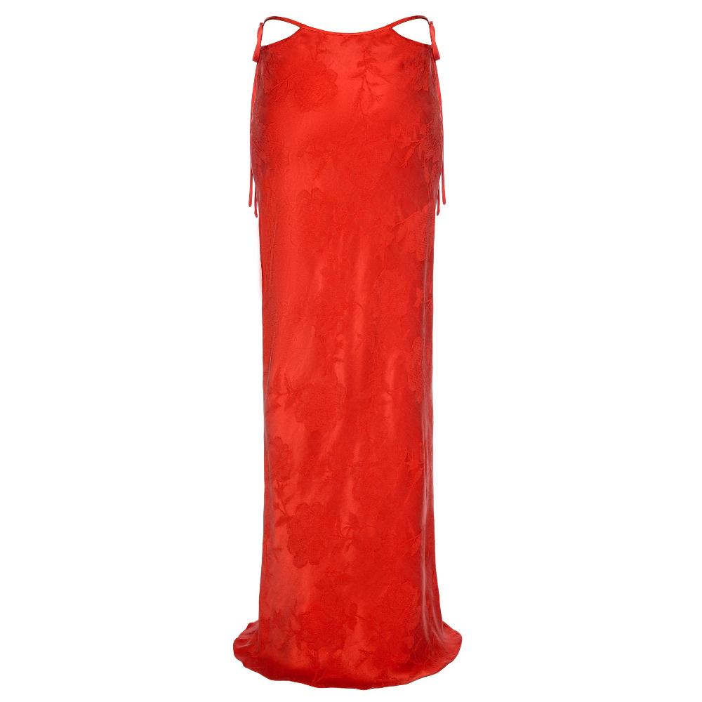 Lado Bokuchava LOTUS SKIRT Skirt Red