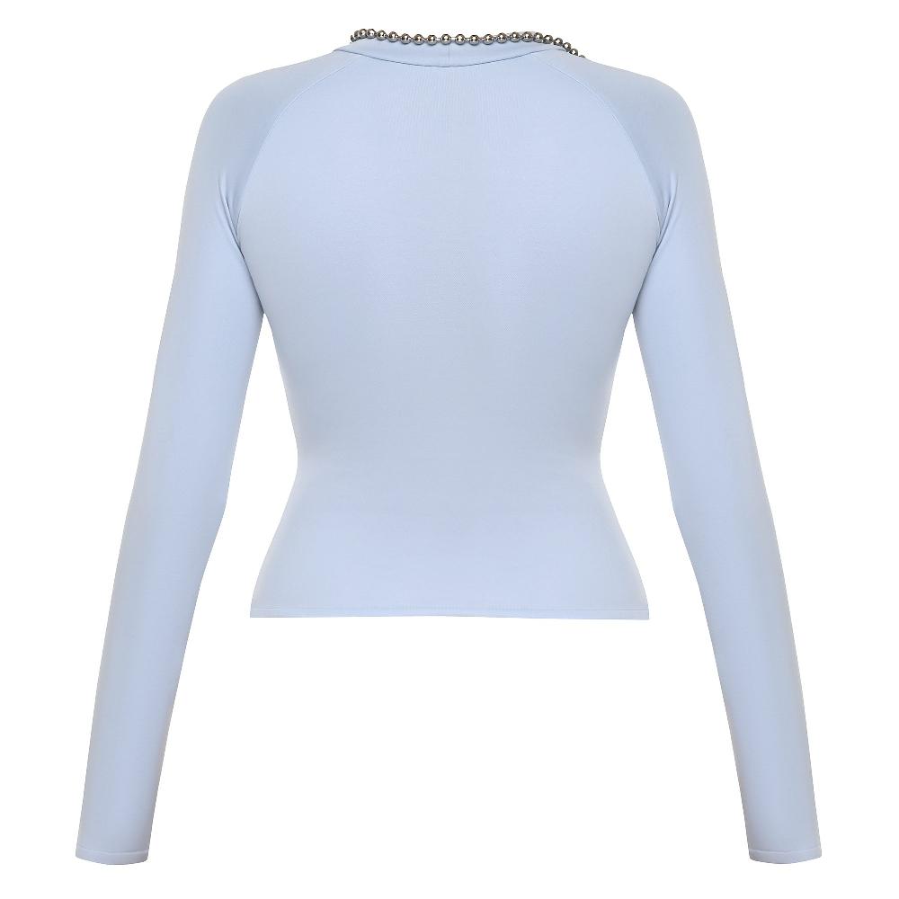Lado Bokuchava MANGA TURTLENECK Top Baby Blue
