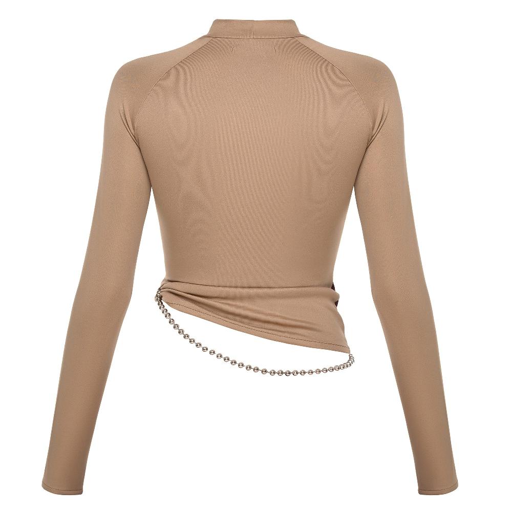 Lado Bokuchava MANGA TURTLENECK Top Beige