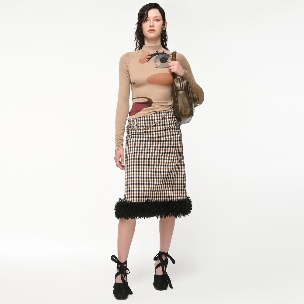 Lado Bokuchava MANGA TURTLENECK Top Beige