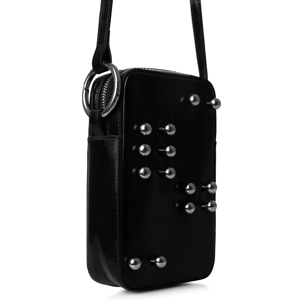 Lado Bokuchava MESSENGER MOON BAG Bag Black