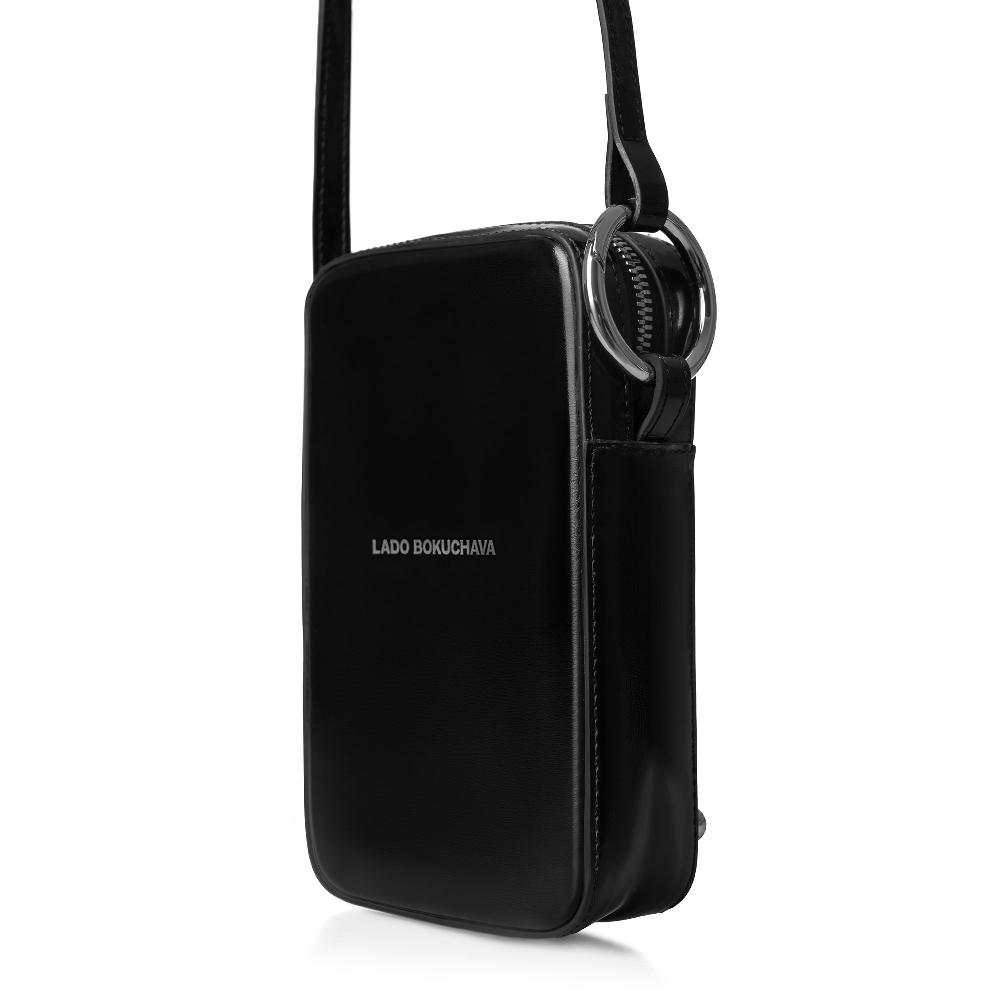 Lado Bokuchava MESSENGER MOON BAG Bag Black