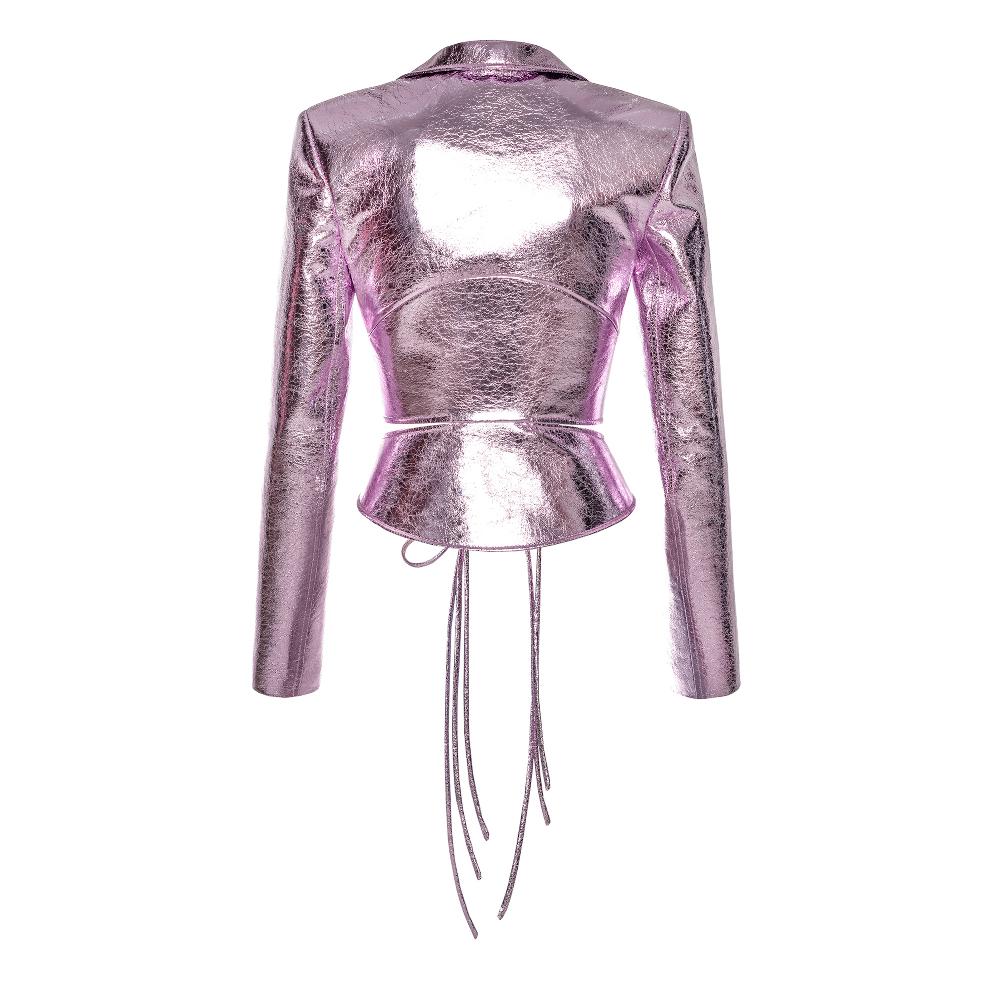 Lado Bokuchava MIRROR SHIBARI BLAZER Blazer Lilac