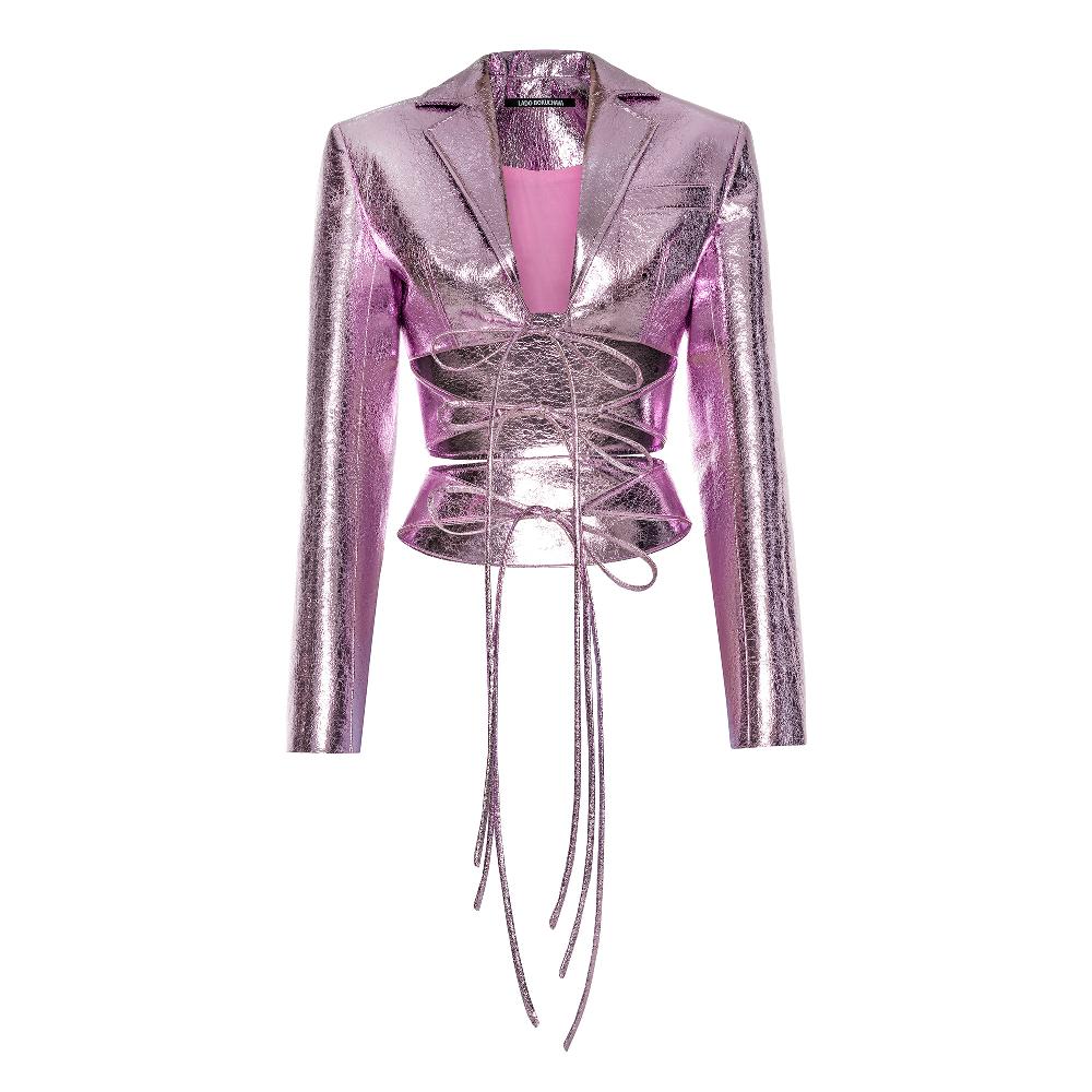 lado bokuchava MIRROR SHIBARI BLAZER Blazer Lilac