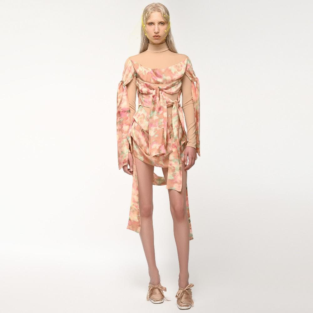 Lado Bokuchava MUMIYA DRESS Dresses Multi Color