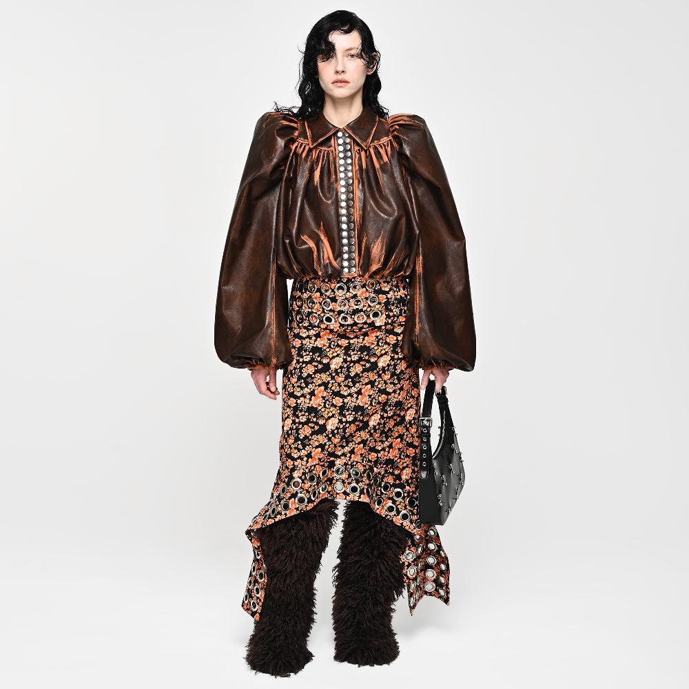 Lado Bokuchava MUSHROOM JACKET Jacket Terracotta