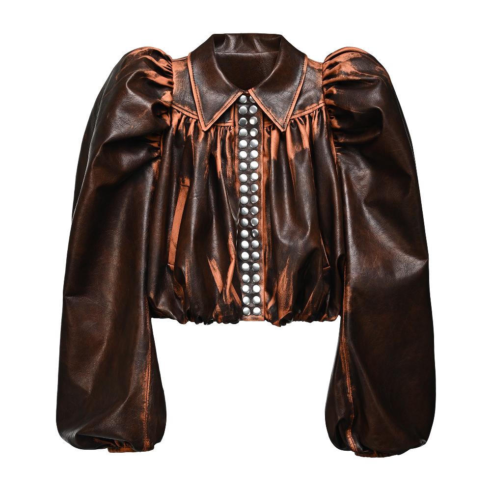lado bokuchava MUSHROOM JACKET Jacket Terracotta