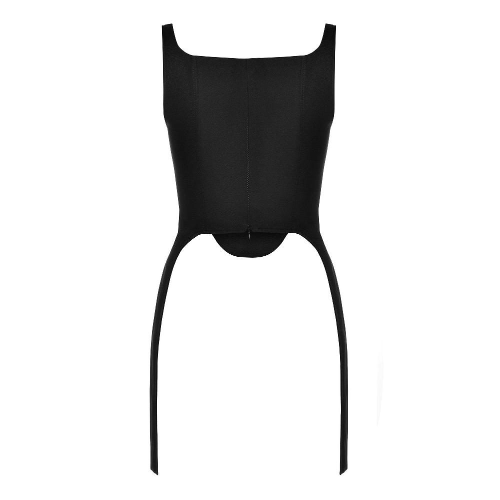 Lado Bokuchava NOIR CORSET Top Black