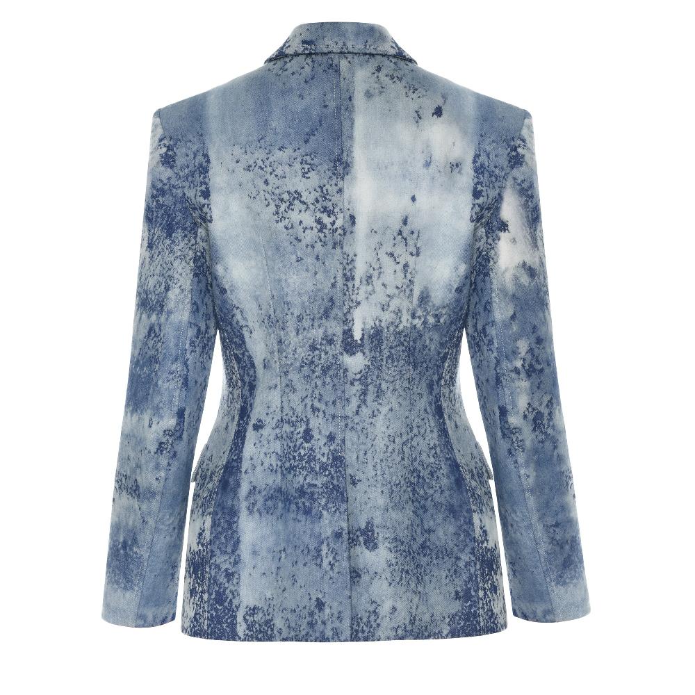 Lado Bokuchava OKINAWA BLAZER Blazer Washed Blue