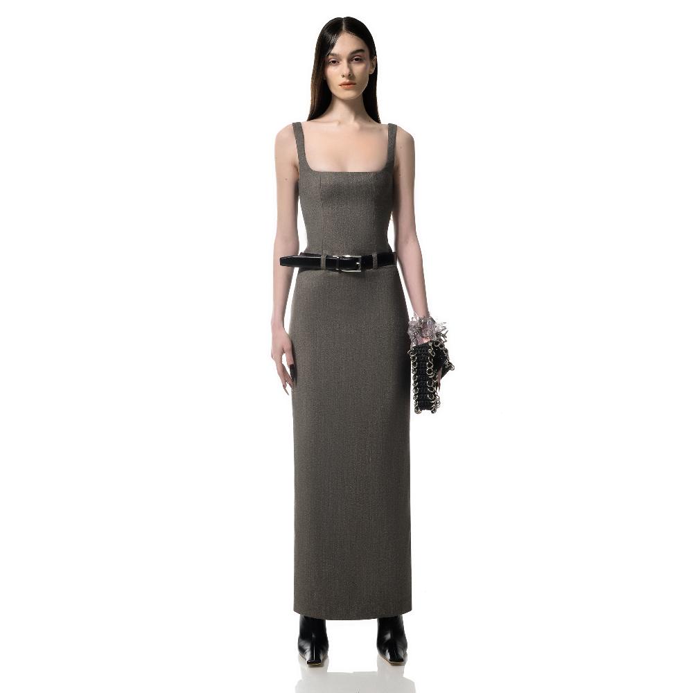 Lado Bokuchava PANTING DRESS Dresses Gray