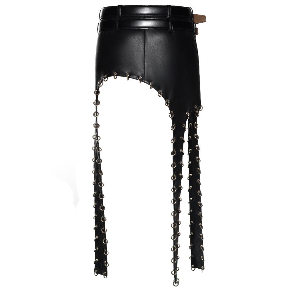 Lado Bokuchava PETAL SKIRT Skirt Black