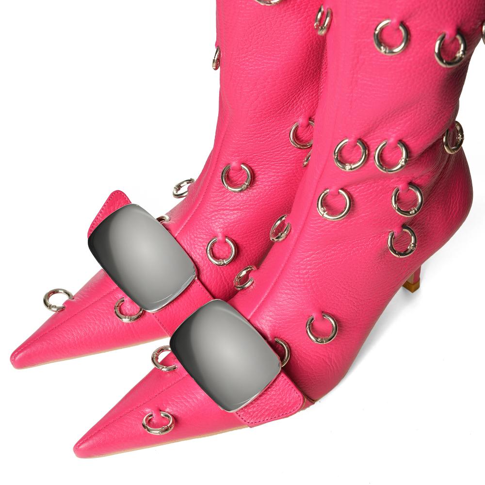 Lado Bokuchava PIERCED BOOTS Shoes Pink