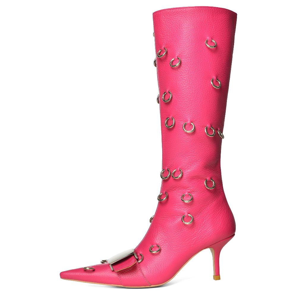 lado bokuchava PIERCED BOOTS Shoes Pink