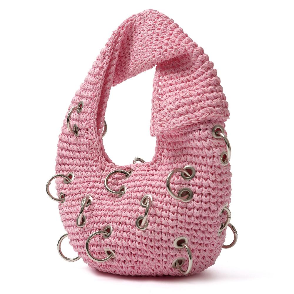 Lado Bokuchava PIERCED EIGHT BAG MINI Bag Pink