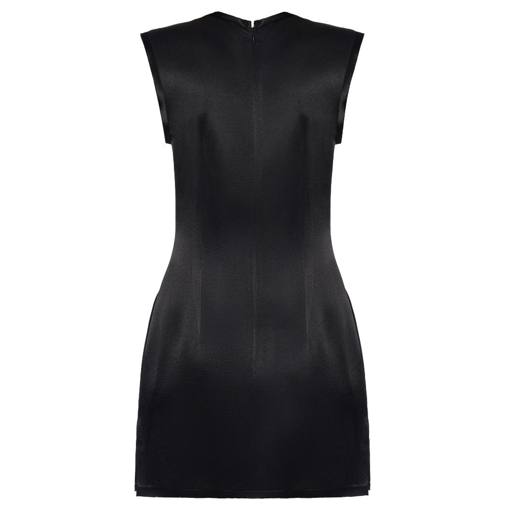 Lado Bokuchava PIERCED MINI DRESS Dresses Black