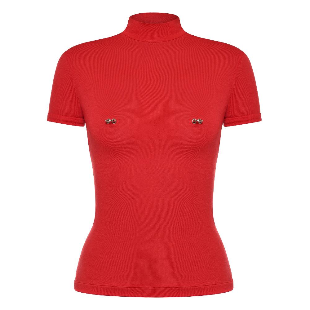 lado bokuchava PIERCED TURTLENECK Top