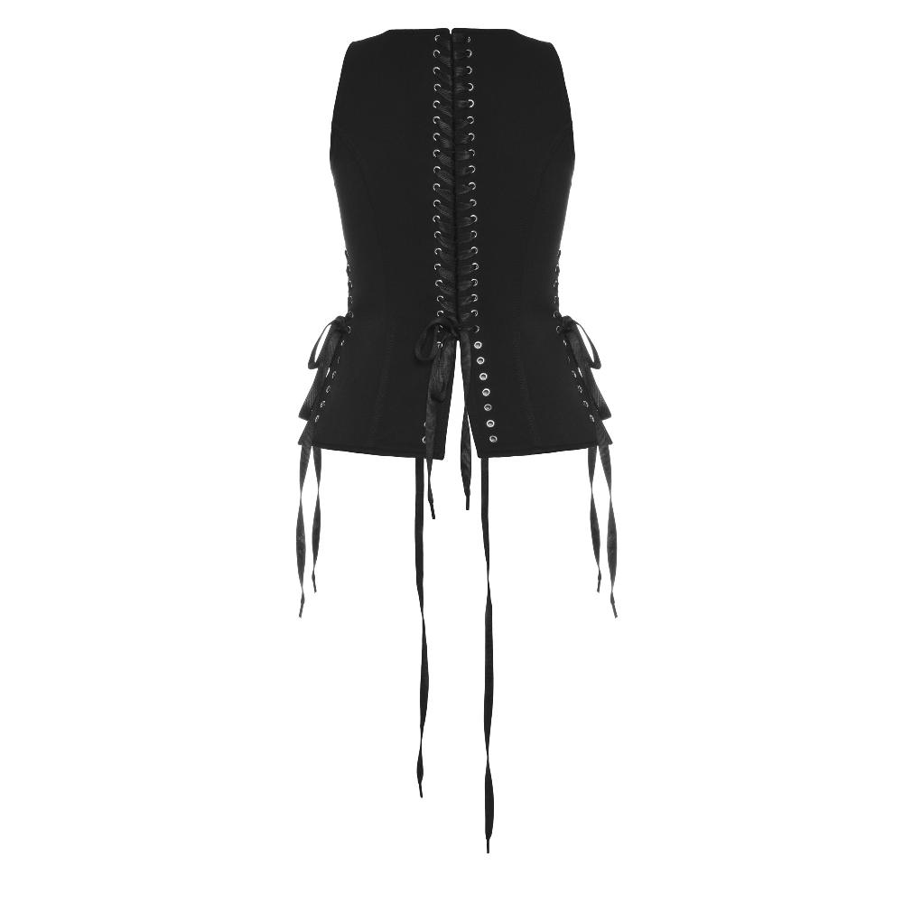 Lado Bokuchava RAZOR CORSET Top Black