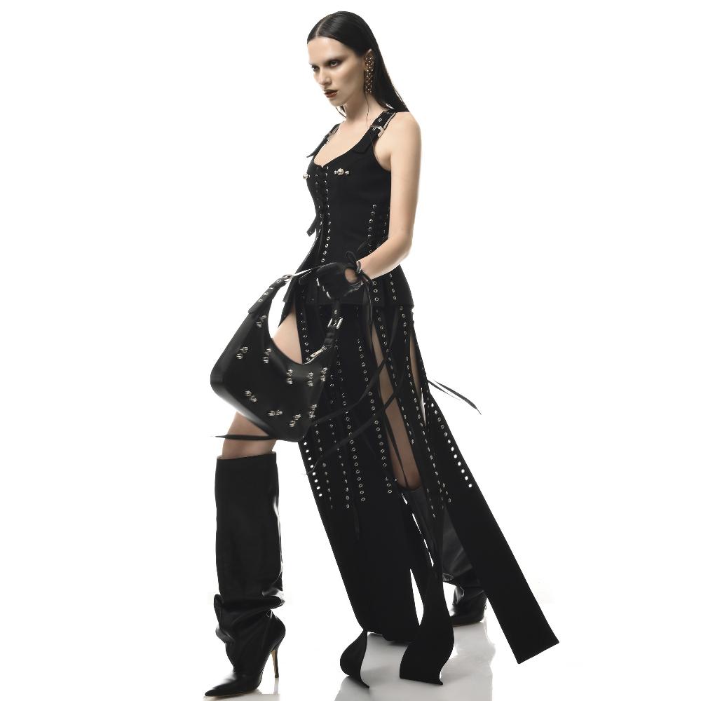 Lado Bokuchava RAZOR SKIRT Skirt Black