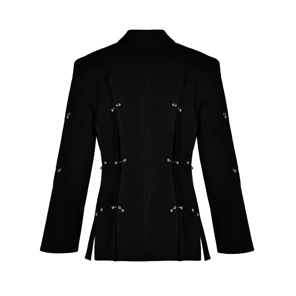 Lado Bokuchava RIPPED BLAZER SAMPLE SALE Black