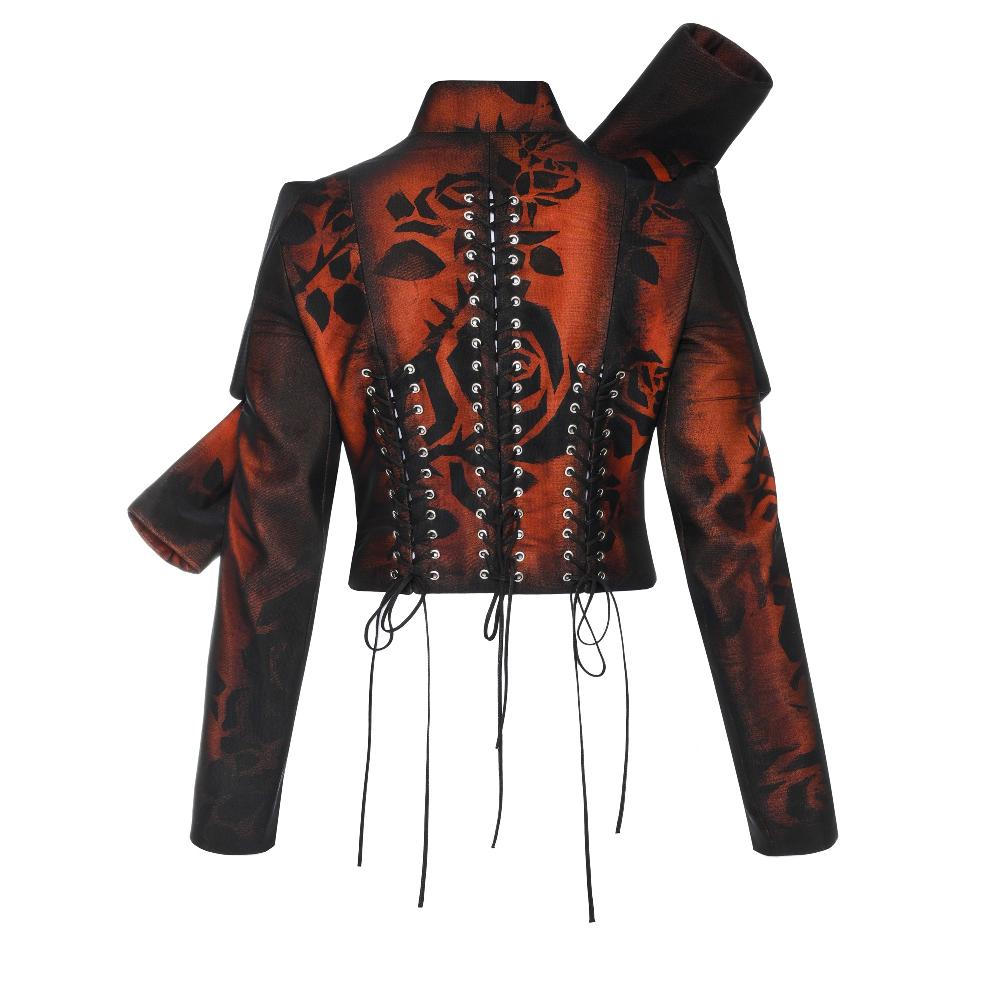 Lado Bokuchava ROSE KNOT JACKET SAMPLE SALE Orange