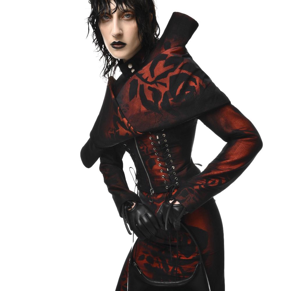 Lado Bokuchava ROSE KNOT JACKET SAMPLE SALE Orange