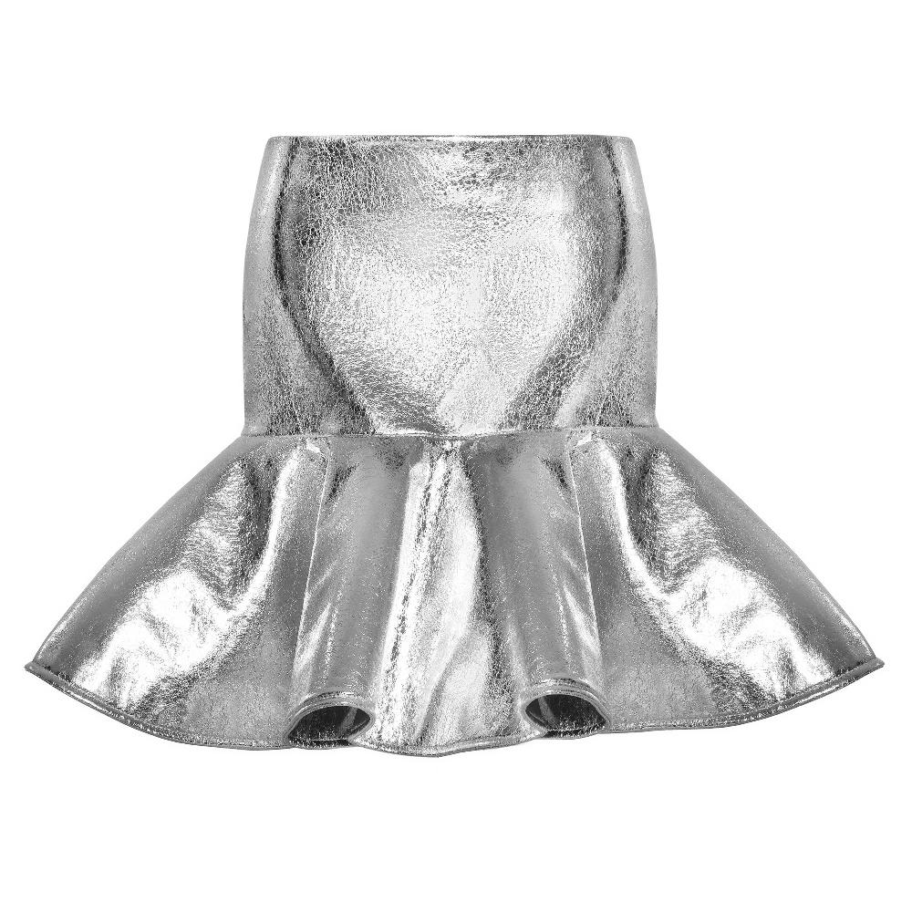 lado bokuchava RUFFLE SKIRT SAMPLE SALE Silver