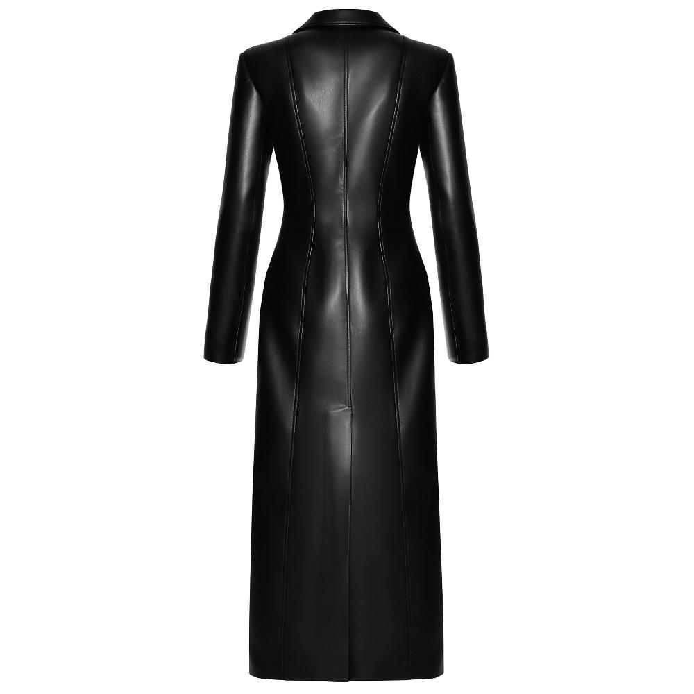 Lado Bokuchava SERIAL TRENCH Coat Black