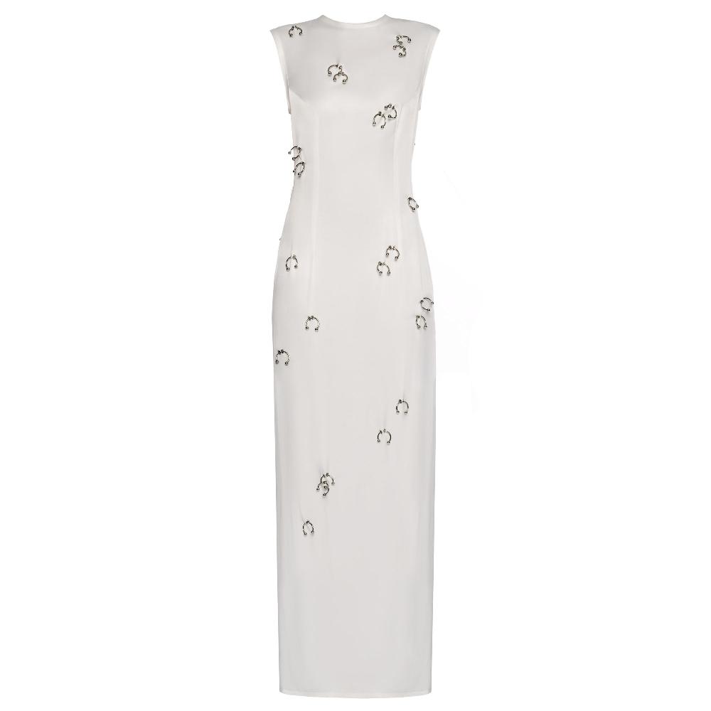 lado bokuchava SERPENTINE DRESS Dresses White