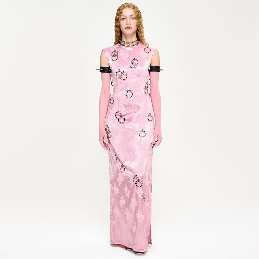 Lado Bokuchava SERPENTINE ORBIT DRESS Dresses Pink