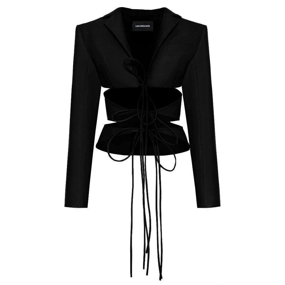 lado bokuchava SHIBARI BLAZER Blazer Black