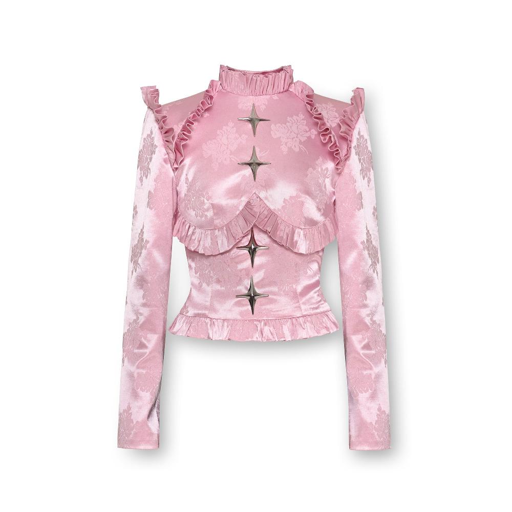 lado bokuchava STARLIGHT BLOUSE Top Pink