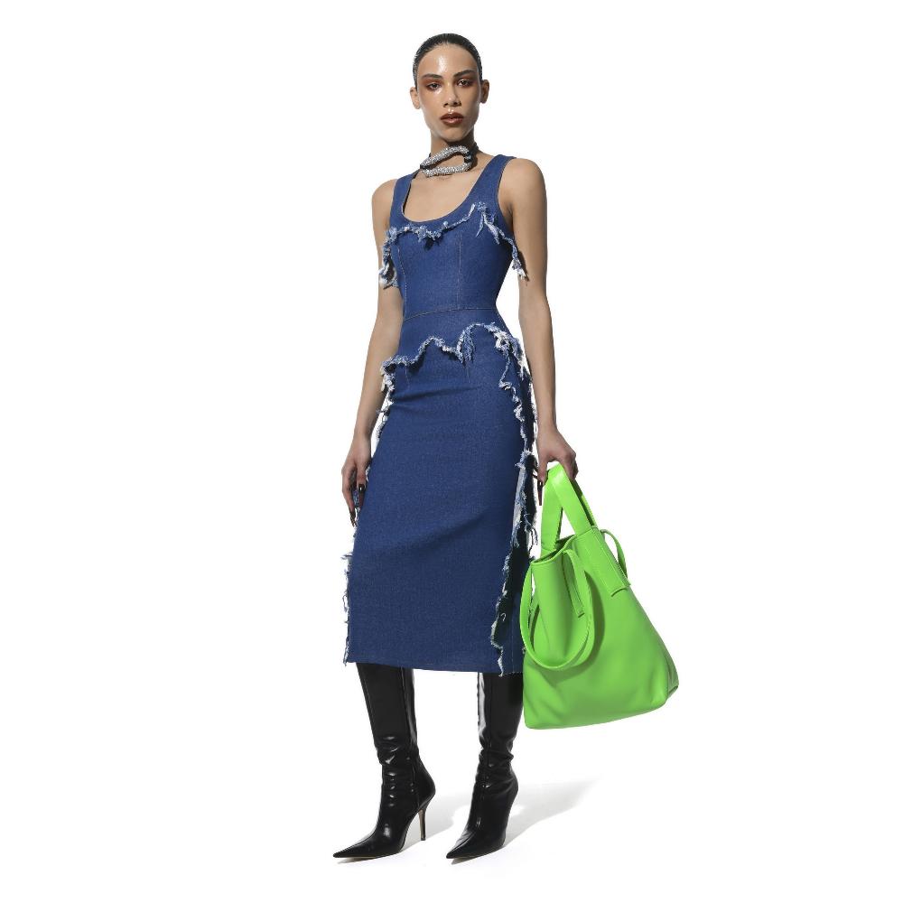 Lado Bokuchava STORM DRESS SAMPLE SALE Blue