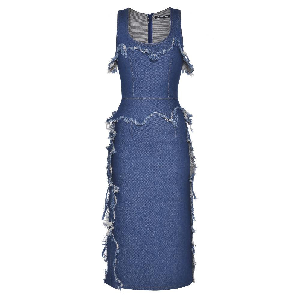 lado bokuchava STORM DRESS SAMPLE SALE Blue