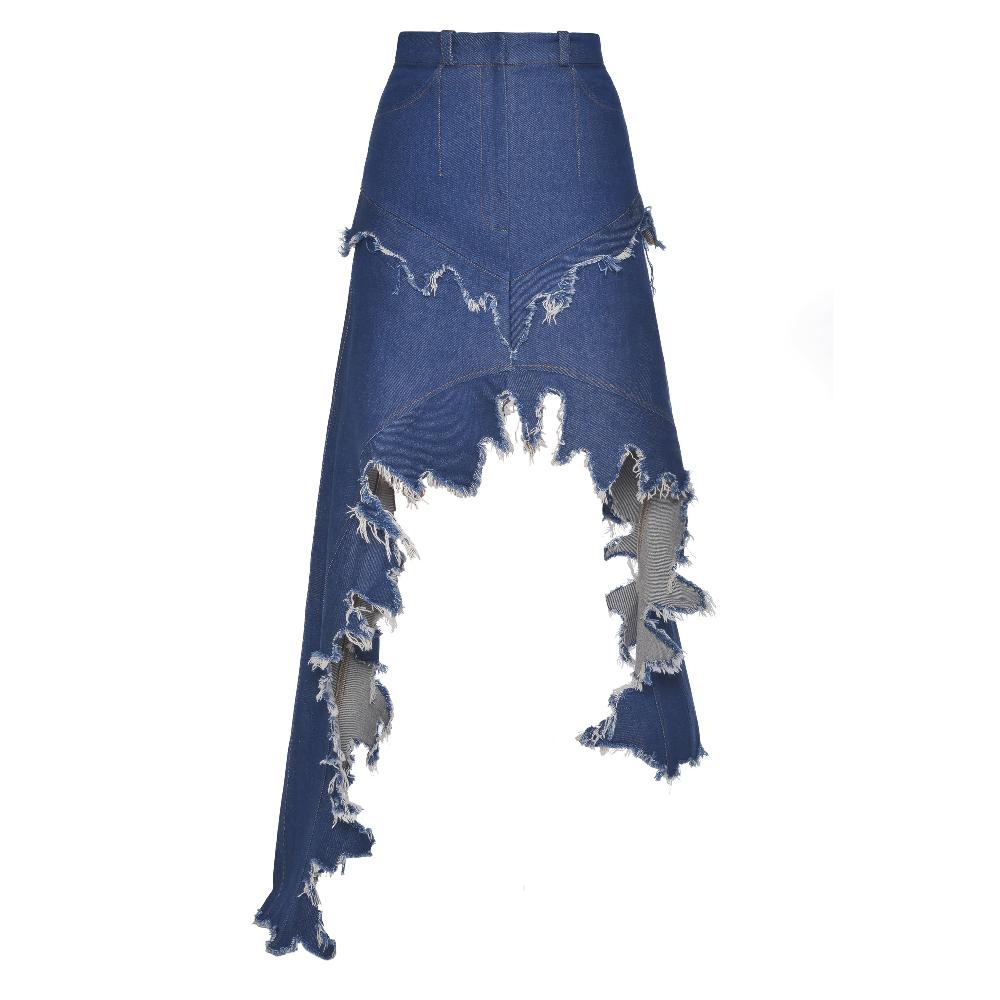 lado bokuchava STORM SKIRT Skirt Blue