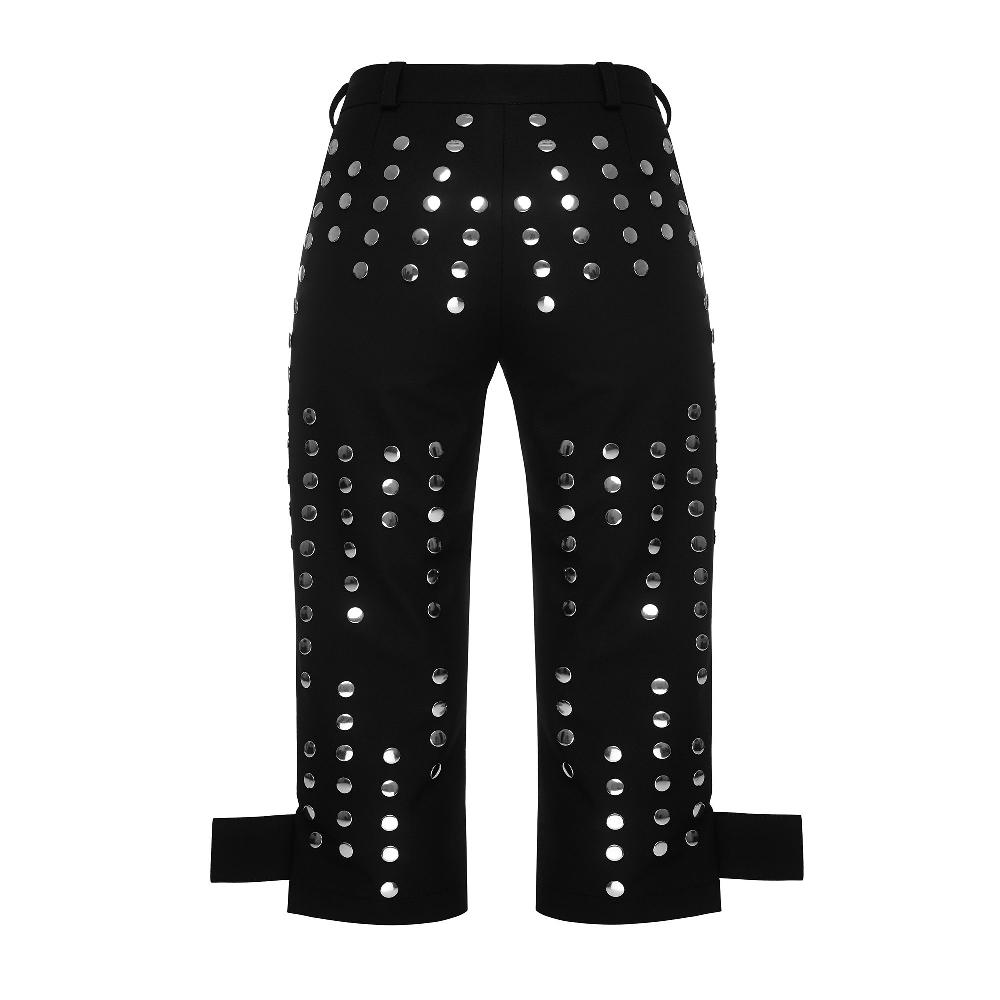 Lado Bokuchava STUDDED ARC PANTS Pants Black