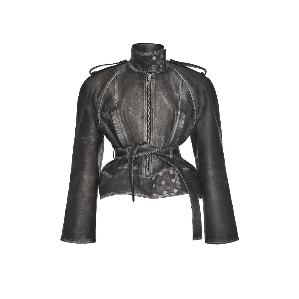 lado bokuchava TEXAS JACKET Jacket Distressed Grey